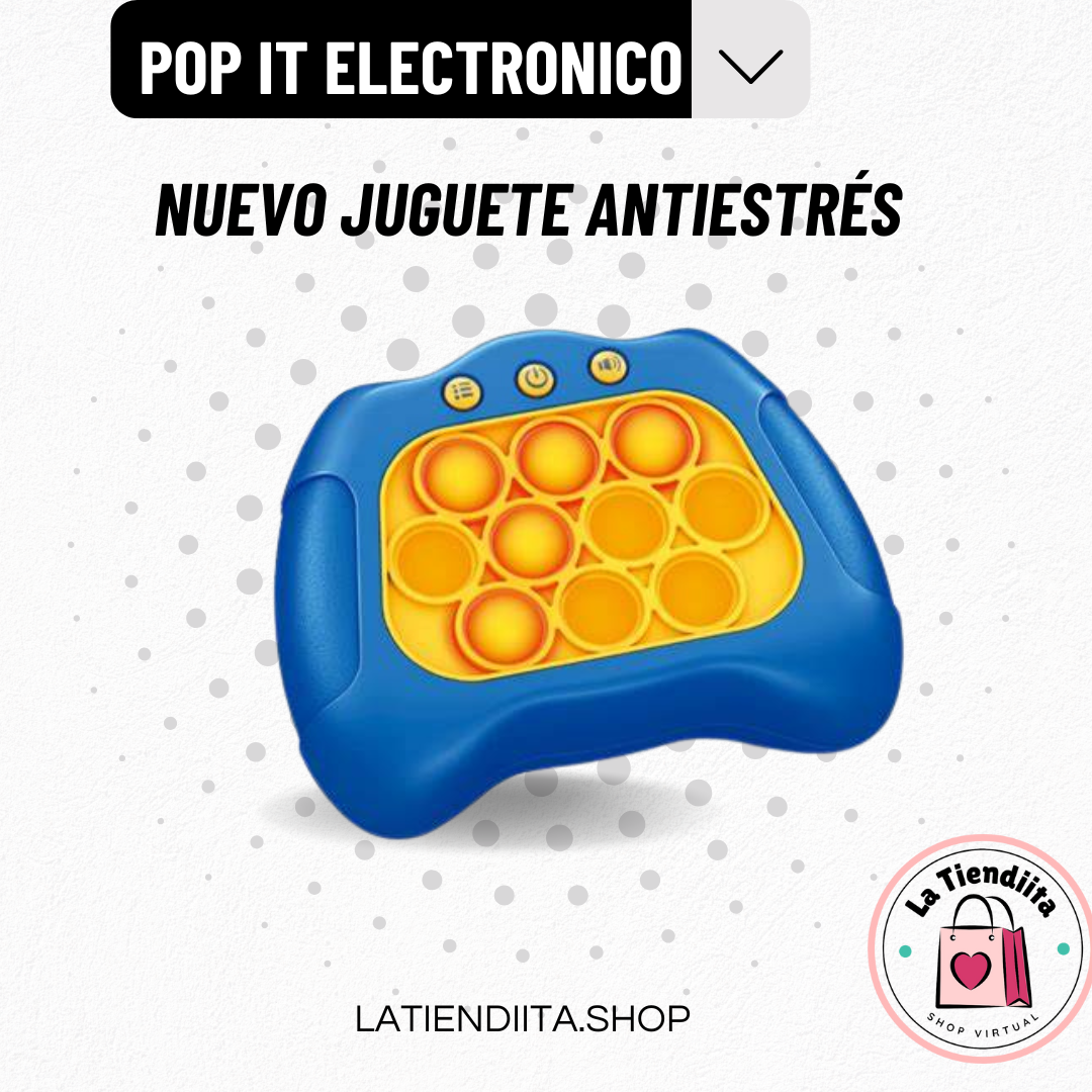 Pop It Electrónico - Juego sensorial Antiestrés